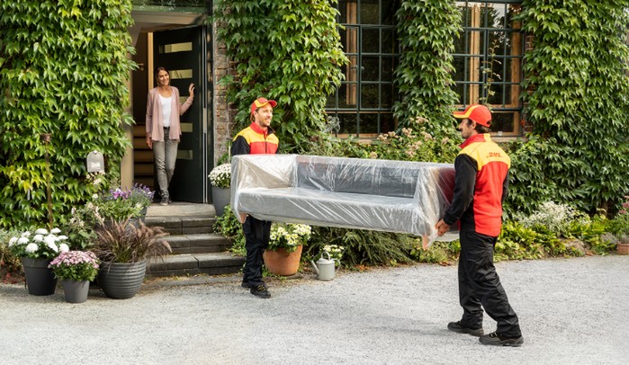 Nicht nur für Weiße Ware gedacht ist das DHL 2-Mann-Handling. (Foto: DHL)