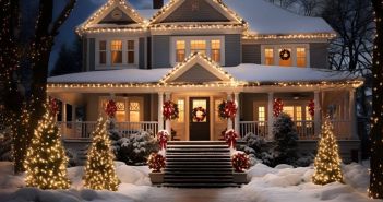 Weiße Weihnacht: Magischer Zauber in der Schneelandschaft (Foto: AdobeStock 619232845  alphazero)