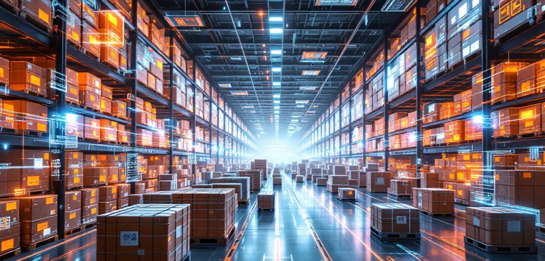Schnellere Logistik-Prozesse dank KI (Foto: AdobeStock - Zilvinas - KI-generiert- 1165654241)