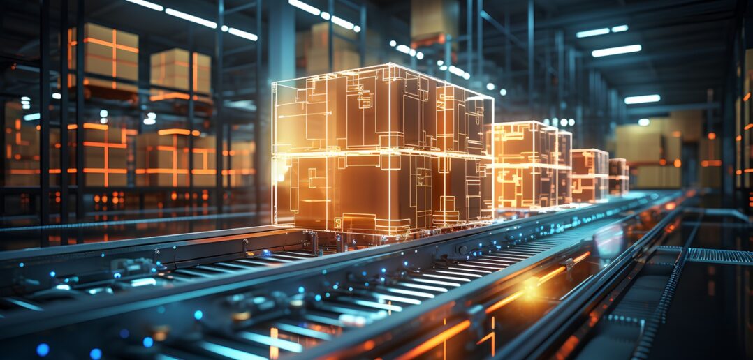 Künstliche Intelligenz optimiert Prozesse, erkennt Fehler frühzeitig und stärkt so die Wettbewerbsfähigkeit von Handel und Logistik. (Foto: AdobeStock - BOTAHRY DEX - KI-generiert - 823992559)