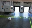 Adaptive LED-Projektionen ersetzen traditionelle Bodenmarkierungen und erhöhen signifikant (Foto: Protech s.r.l.,)