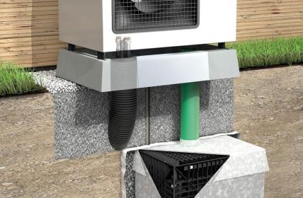 Maßgeschneiderte Komplettlösung vereinfacht effiziente Wärmepumpeninstallation im Neubau und (Foto: DOYMA GmbH & Co)